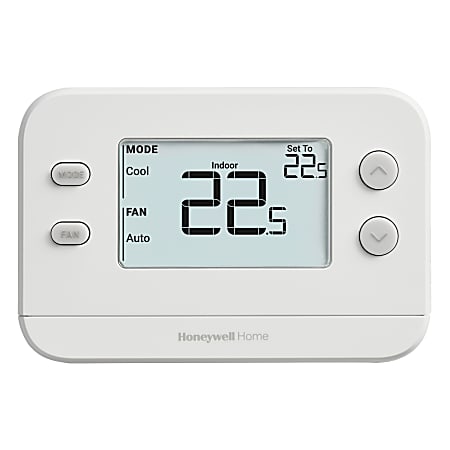 Honeywell&reg; Home X1N Nonprogrammable Thermostat with Conventional/Heat Pump Single-Stage Compatibility, White, RTH11B/N