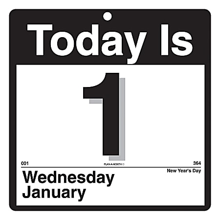 AT-A-GLANCE® "Today Is" Wall Calendar, 9 3/8" x 12", January-December 2013