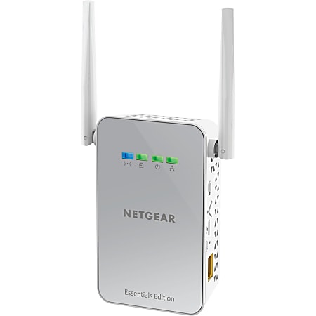 Netgear PLW1010 Powerline Network Adapter - 1 x Network (RJ-45) - 1000 Mbit/s Powerline - 5382 Sq. ft. Area Coverage - IEEE 802.11ac - HomePlug AV2 - Gigabit Ethernet - Wireless LAN