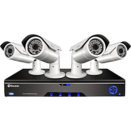 Swann HDR4-8200 - 4 Channel 1080p SDI Digital Video Recorder & 4 x SHD-870 Cameras