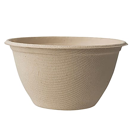 World Centric Fiber Bowls, 6 Oz, Natural, Carton Of 1,000 Bowls
