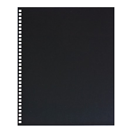 GBC® ProClick® 30% Recycled Prepunched Regency Covers, Black, Pack Of 25