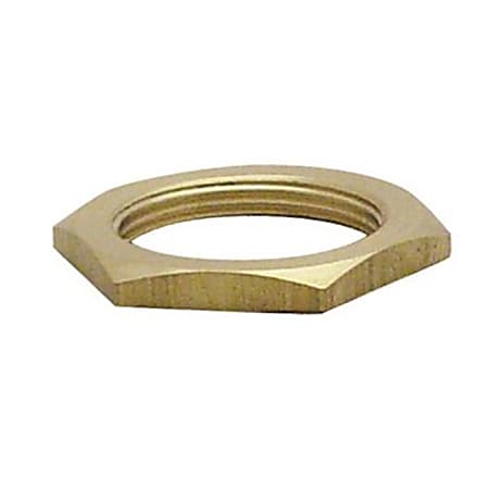 T&S Brass Body Top Lock Nut, 1.5", 1.165-18 UN Female Thread