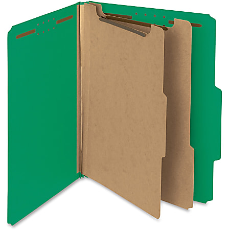 Smead® Pressboard Colored Classification Folders, 2"