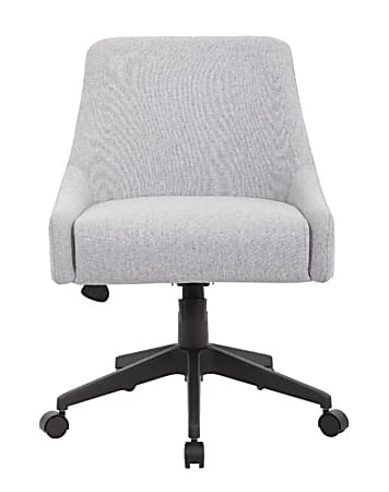 Boss Office Products Boyle Guest Chair With Wheels, Gray