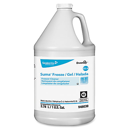 Diversey Suma Freeze D2.9 Freezer Cleaner - Ready-To-Use Liquid - 128 fl oz (4 quart) - 1 Each - Blue