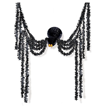 Amscan Halloween Spider All-In-One Decorating Kit, Black