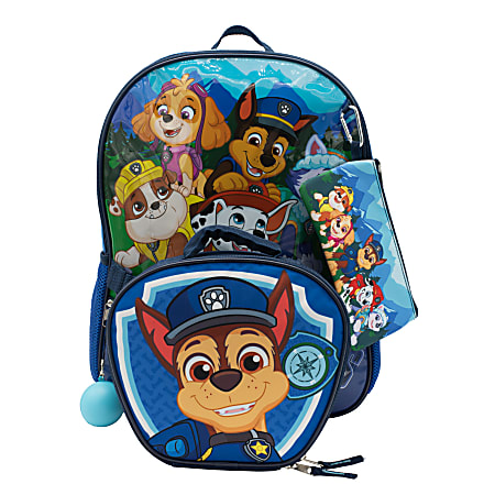 Accessory Innovations 5 Piece Kids Licensed Backpack Set Super