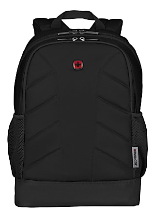 Wenger® Quadma Backpack With 15" Laptop Pocket, Black