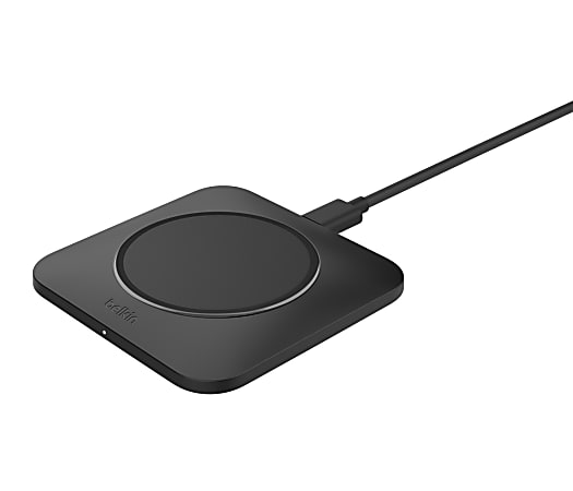 Belkin BoostCharge Pro 15-Watt Universal Easy Align Wireless Charging Pad, Black