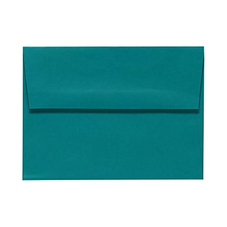 LUX Invitation Envelopes, A6, Peel & Press Closure, Teal, Pack Of 50