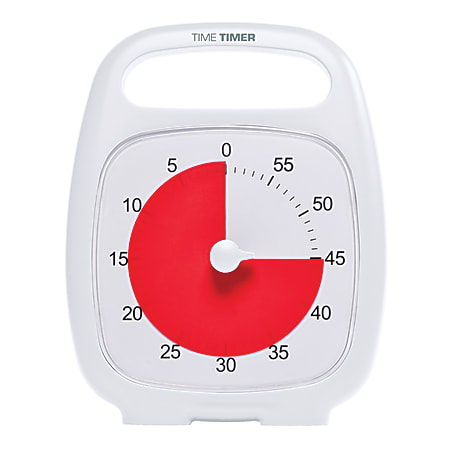 Time Timer PLUS 60 Minute White - Office Depot