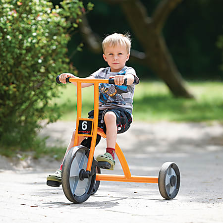 Winther Circleline Tricycle Large 36 14 L x 22 78 W x 28 H Orange