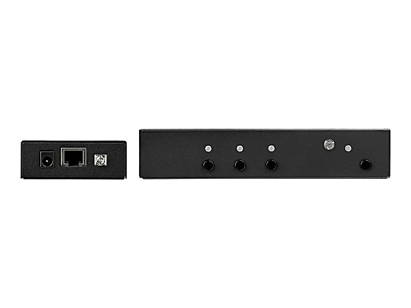 StarTech.com HDMI Extender over CAT6/5e with 3 Port Video Switch 4k 30Hz/115ft, 4K HDMI Switch Box, Video over HDBaseT with Auto Switcher