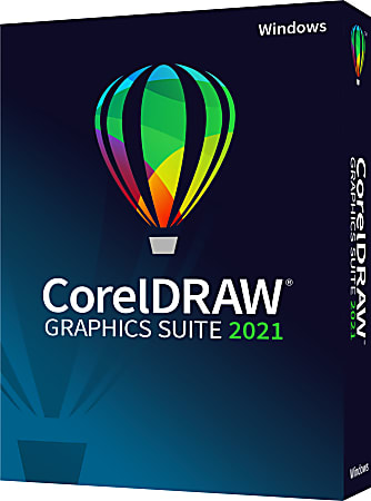 CorelDRAW® Graphics Suite 2021, For Windows/Mac, Disc Download