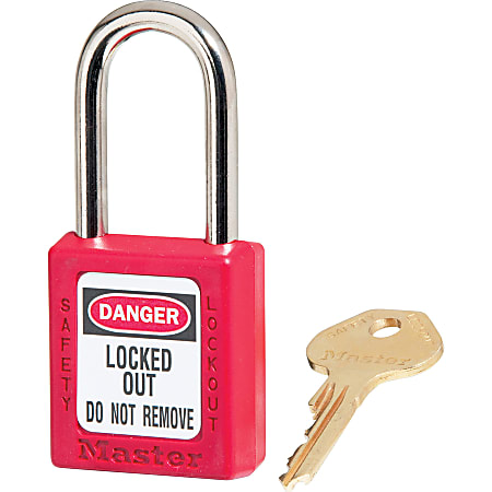 Master Lock Danger Red Safety Padlock - 0.25 Master Lock Danger Red Safety Padlock - 0.25