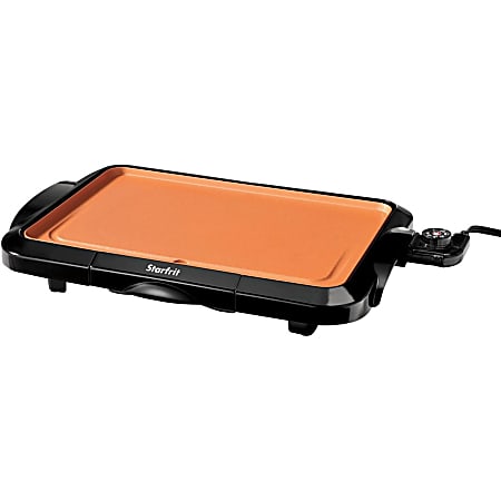 Starfrit Electric Griddle - Eco Copper - Black, Copper, Orange