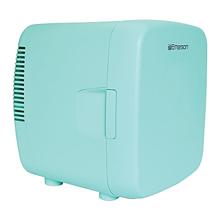 Emerson® 12-Can 9.5 Cu Ft Portable Mini Fridge Cooler XL, Turquoise
