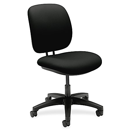 HON® ComforTask 5900 Series Armless Task Chair, Black