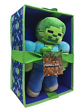 Jay Franco Mini Pillow Pal And Storage Bin, Minecraft