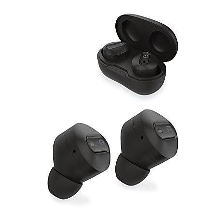 iHome XT-27 True Wireless Bluetooth® In-Ear Earbuds, Black