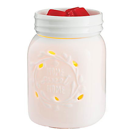 Candle Warmers Etc Illumination Fragrance Warmer, 8-13/16" x 5-13/16", Mason Jar