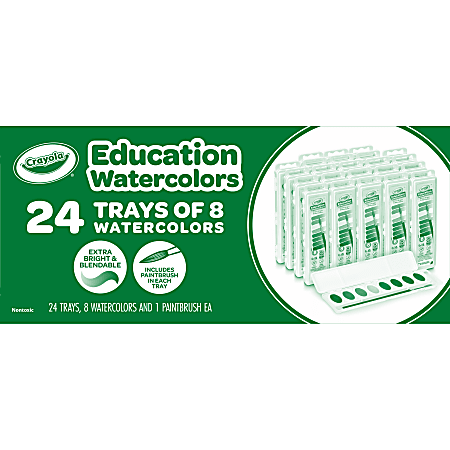 Crayola 24ct Watercolor Bulk Pack