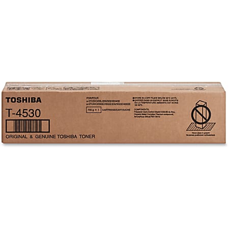 Toshiba T4530 Original Toner Cartridge - Laser - 30000 Pages - Black - 1 Each Toshiba T4530 Original Toner Cartridge - Laser - 30000 Pages - Black - 1 Each