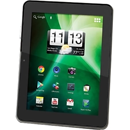 Trio Stealth G2 8 GB Tablet - 9.7" - In-plane Switching (IPS) Technology - Wireless LAN - Amlogic Cortex A9 AML8726-MX Dual-core (2 Core) 1.50 GHz - Midnight Black