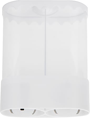 Mind Reader Top Fill Wall-Mounted Disposable Cup Dispenser, White