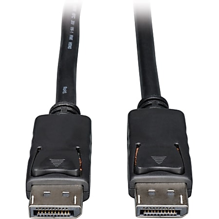 Eaton Tripp Lite Series DisplayPort Cable with Latching Connectors, 4K 60 Hz (M/M), Black, 1 ft. (0.31 m) - P580001