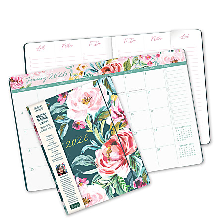 2026 Orange Circle Studio Just Right Monthly Planner 9 34 x 7 12 Bella ...
