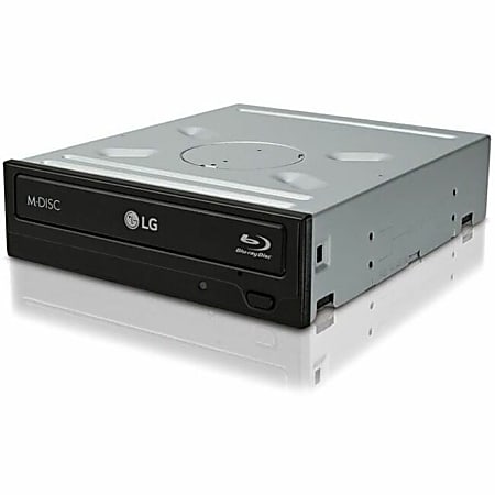 LG WH16NS40 Blu-ray Writer - Internal - OEM Pack - Black - BD-R/RE Support - 48x CD Read/48x CD Write/24x CD Rewrite - 12x BD Read/16x BD Write/2x BD Rewrite - 16x DVD Read/16x DVD Write/8x DVD Rewrite - 12x M-DISC Read/4x M-DISC Write