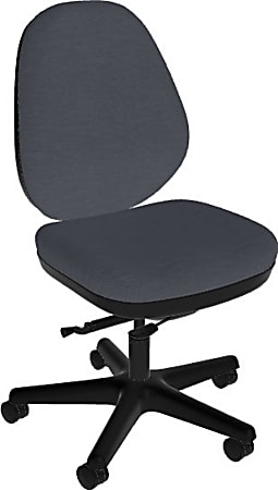 Sitmatic GoodFit Mid-Back Chair, Gray/Black