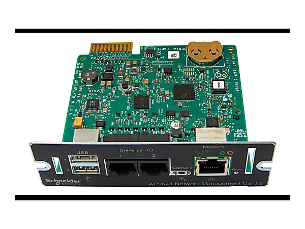 Device monitoring and management, Network Management Cards, NMC3 with Environmental Monitoring, secure remote UPS monitoring and management  USB