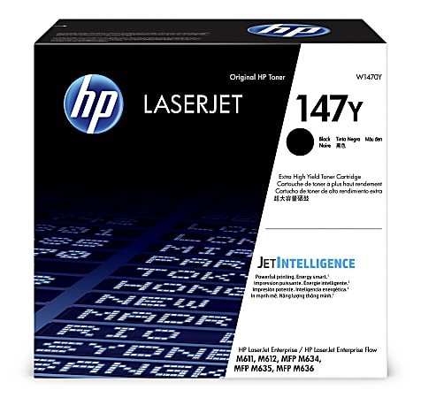 HP 147Y Neverstop Extra-High-Yield Black Toner Cartridge, W1470Y