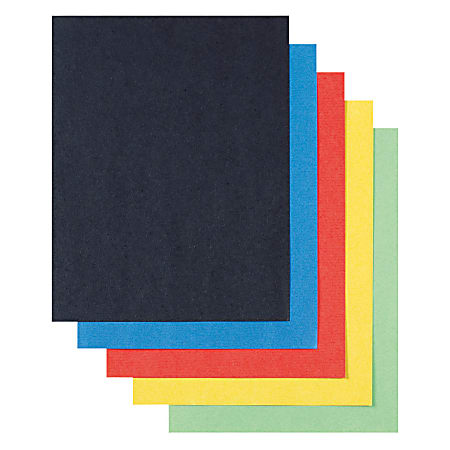 Pacon® Super Value Poster Boards, 22" x 28", Assorted Colors, Box Of 50 Boards