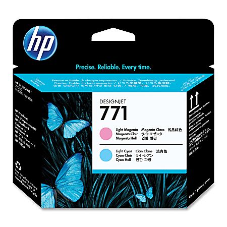 HP 771, High-Yield Light Cyan/Light Magenta Printhead (CE019A)