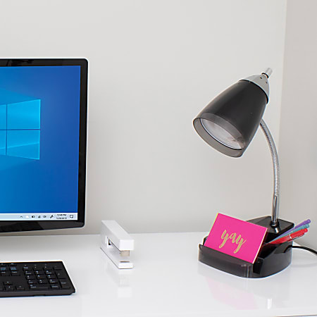 Victory Light V-Light Organizer Desk Lamp - 10 W LED Bulb - Chrome - Flexible Arm - Desk Mountable - Black, Chrome, Translucent - for Desk, Tablet, Phone Victory Light V-Light Organizer Desk Lamp - 10 W LED Bulb - Chrome - Flexible Arm - Desk Mountable - Black, Chrome, Translucent - for Desk, Tablet, Phone