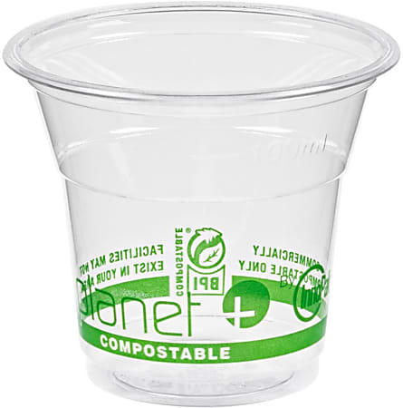 StalkMarket Planet+ Compostable Cold Cups, 5 Oz, Clear, Pack Of 2,000 Cups