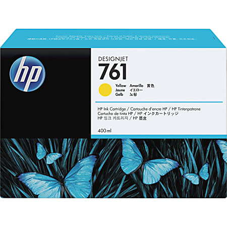 HP 761 Yellow Ink Cartridge, CM992A