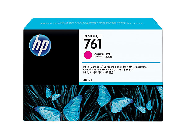 HP 761 Magenta Ink Cartridge, CM993A