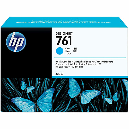 HP 761 Cyan Ink Cartridge, CM994A