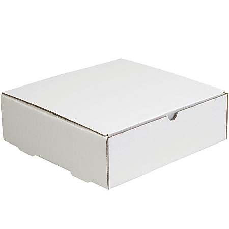 Office Depot® Brand Corrugated Mailers 9" x 9" x 4", White, Bundle of 50