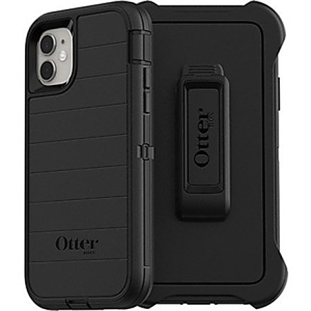 OtterBox Defender Series Pro Rugged Carrying Case Holster For Apple iPhone® 11 Smartphone, Black