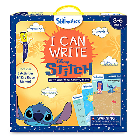 Skillmatics I Can Write Activity Set, Disney's Stitch, Pre-K