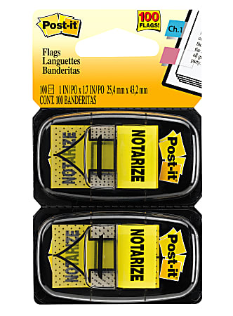 Post it Flags 1 in. x 1.7 in. 12 Dispensers 50
