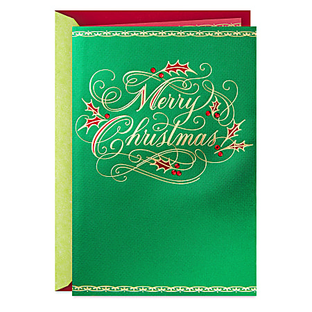 Hallmark Christmas and New Year Card (Every Comfort, Every Joy)