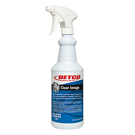 Betco® Clear Image RTU Glass Cleaner, 32 Oz Bottle, Case Of 12