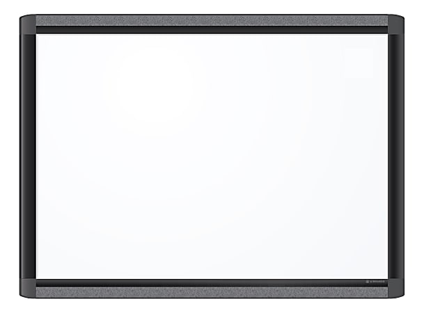 U Brands PINIT Magnetic Dry-Erase Board, Steel, 23"x